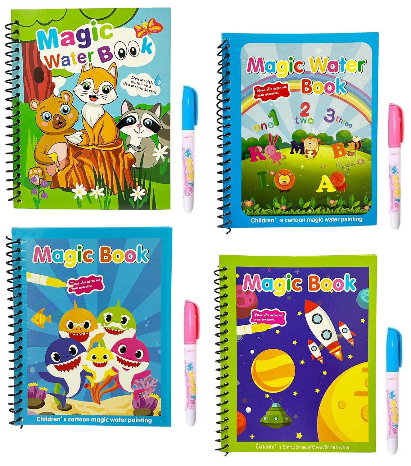 Magic Book (Pack of 4)